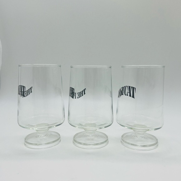 THE PUSSYCAT SET OF 3 VINTAGE 1972 EARLY TIMES KENTUCKY BAR WARE - Picture 11 of 11